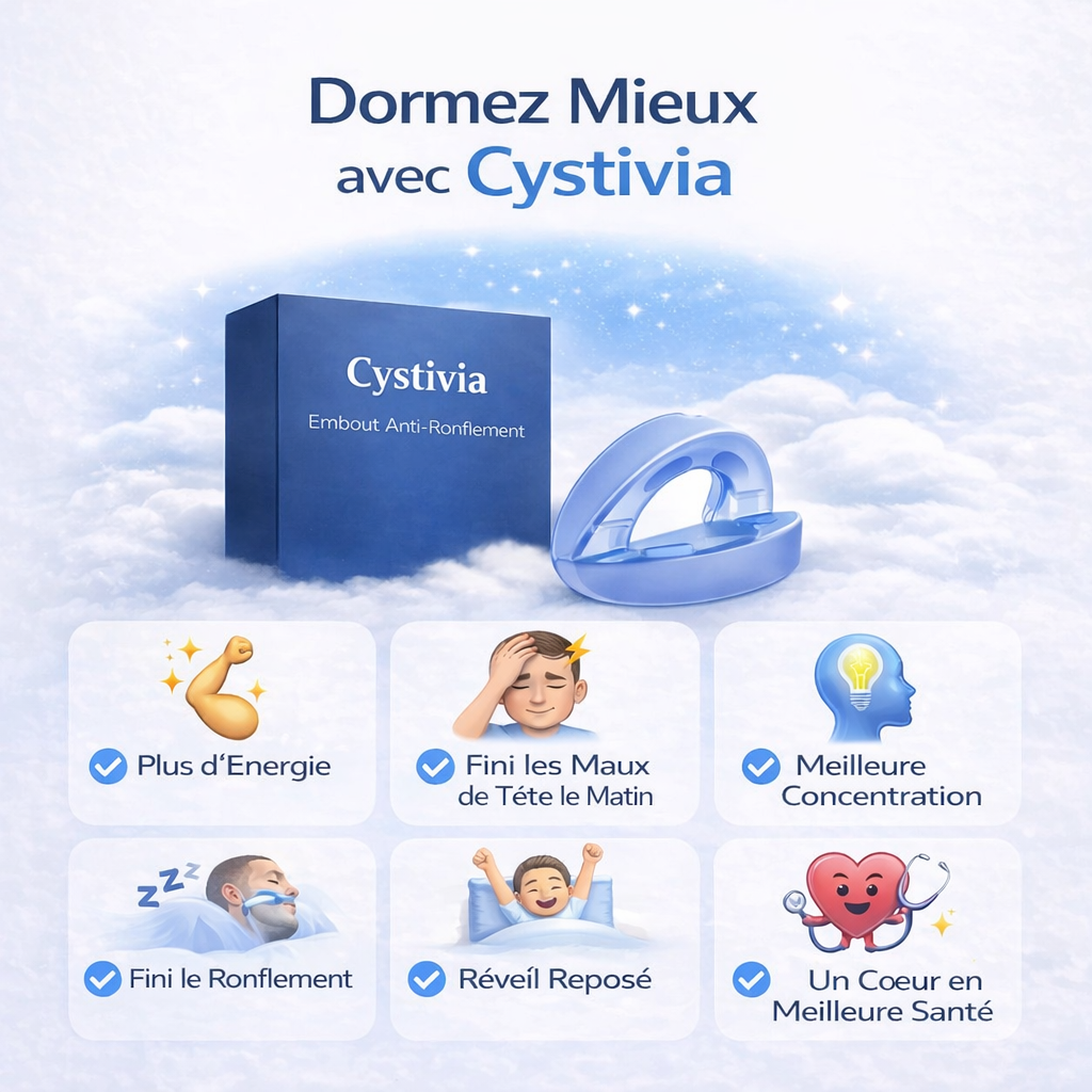 Cystivia Gouttière Anti-Ronflement Taille Universelle